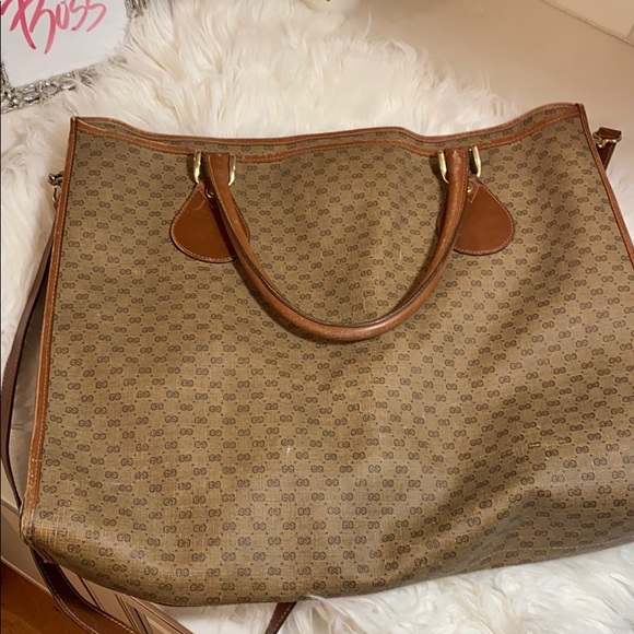 💯 GUCCI BRIEF CASE TOTE 4 COMPARTMENT BAG - Picture 3 of 8